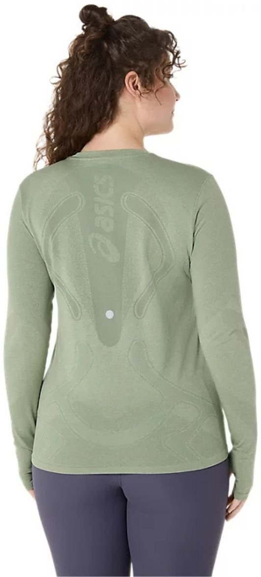 Лонгслів жіночий Asics Road Seamless Ls Top 2012D290-400 M (38) зеленийфото2
