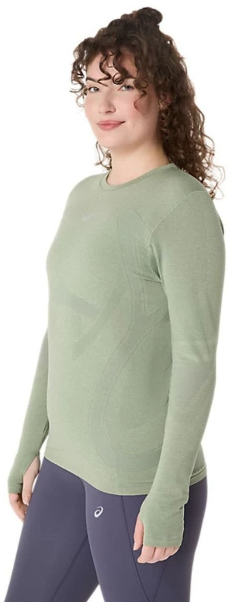 Лонгслів жіночий Asics Road Seamless Ls Top 2012D290-400 M (38) зеленийфото4