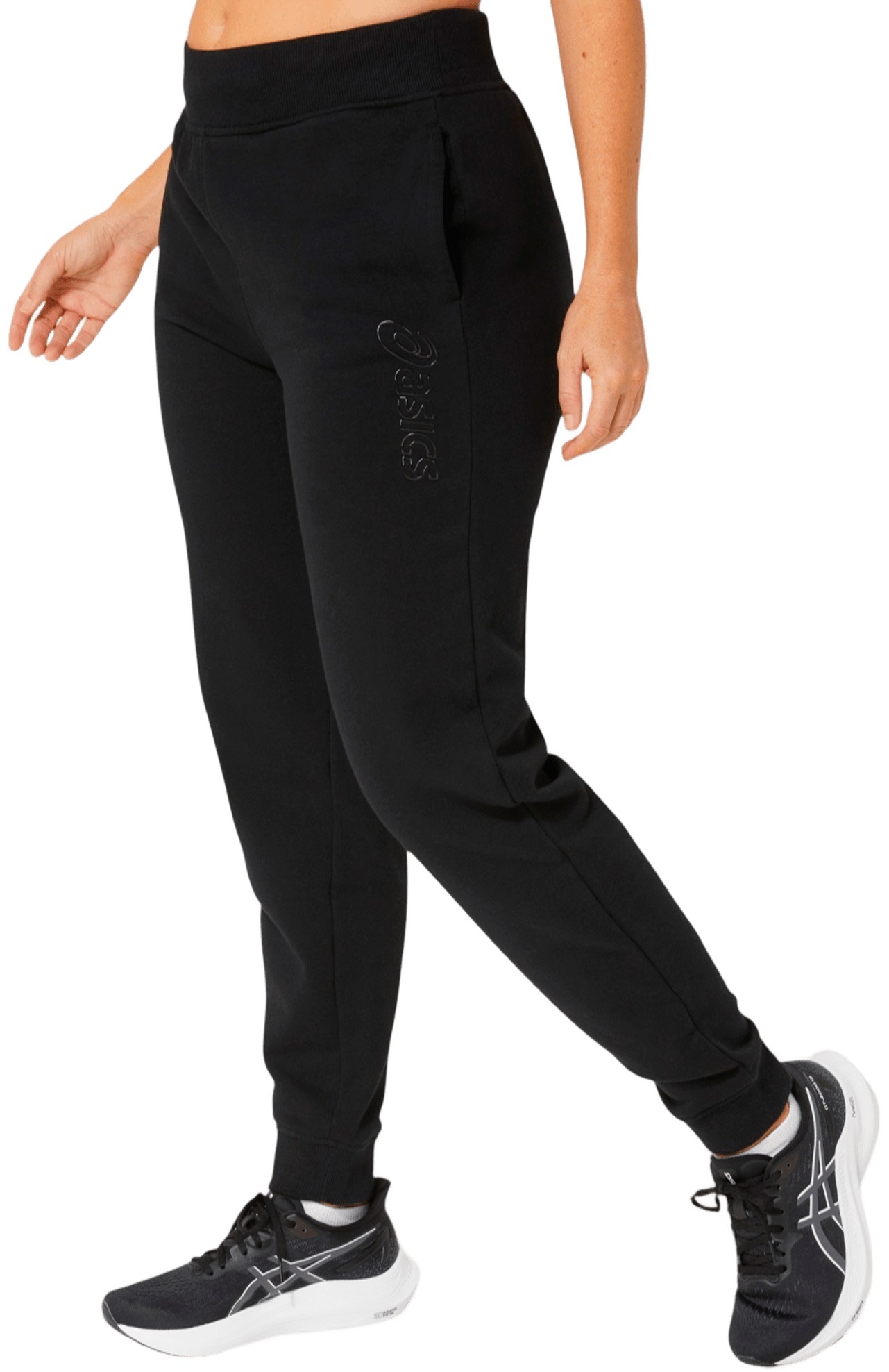 Брюки женские Asics Asics Logo Sweatpant 2032C844-002 S (36) черные фото 4