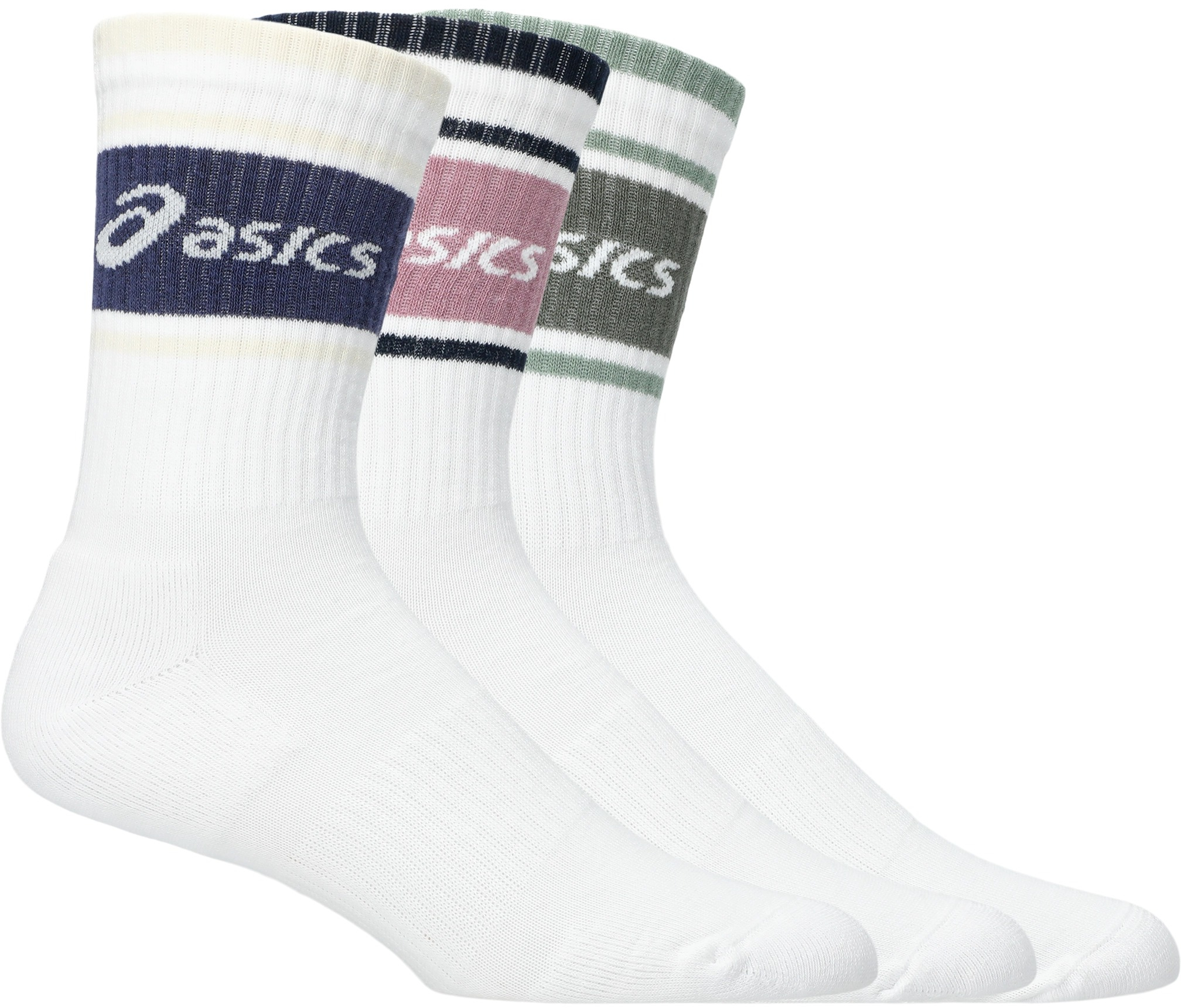 Шкарпетки високі Asics 3 Pack Asics Logo Crew Sock 3033B879-401 S (1) різнокольоровіфото