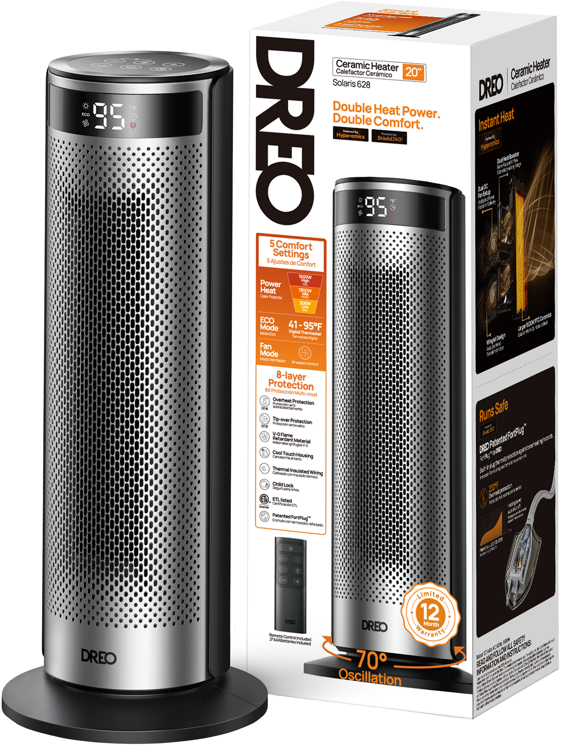 Тепловентилятор Dreo DR-HSH028 фото 2