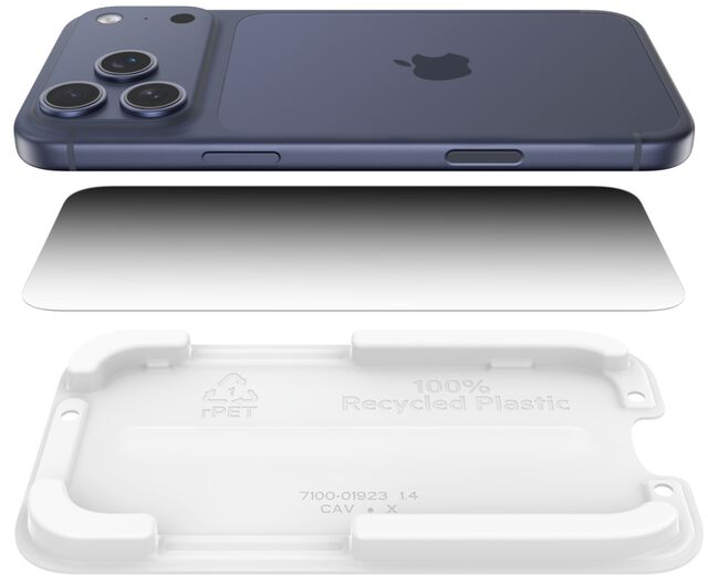 Захисне скло Belkin для Apple iPhone 17 Pro Max, Privacy Screen Protector (OVA214HQ)фото