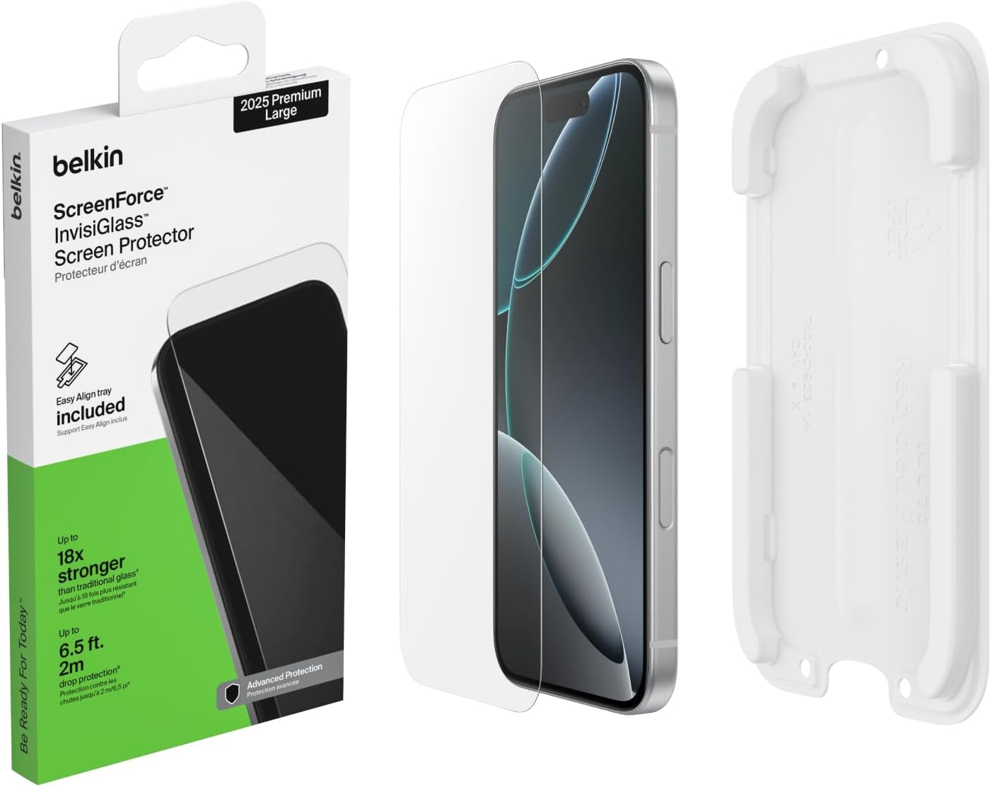 Защитное стекло Belkin для Apple iPhone 17 Pro Max, Screen Protector (OVA239HQ) фото 5