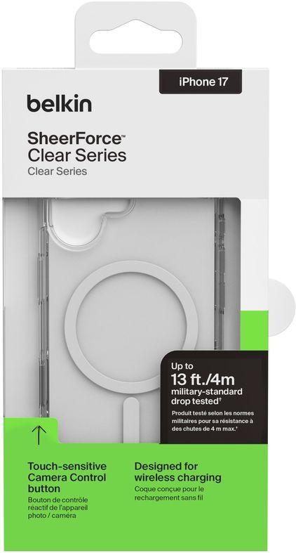 Чохол Belkin для Apple iPhone 17 Magnetic Protective Clear (MSA030HQCL)фото7