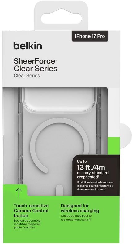 Чехол Belkin для Apple iPhone 17 Pro Magnetic Protective Clear (MSA031HQCL) фото 7