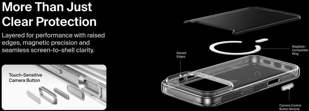 Чехол Belkin для Apple iPhone 17 Pro Magnetic Protective Clear (MSA031HQCL) фото 9