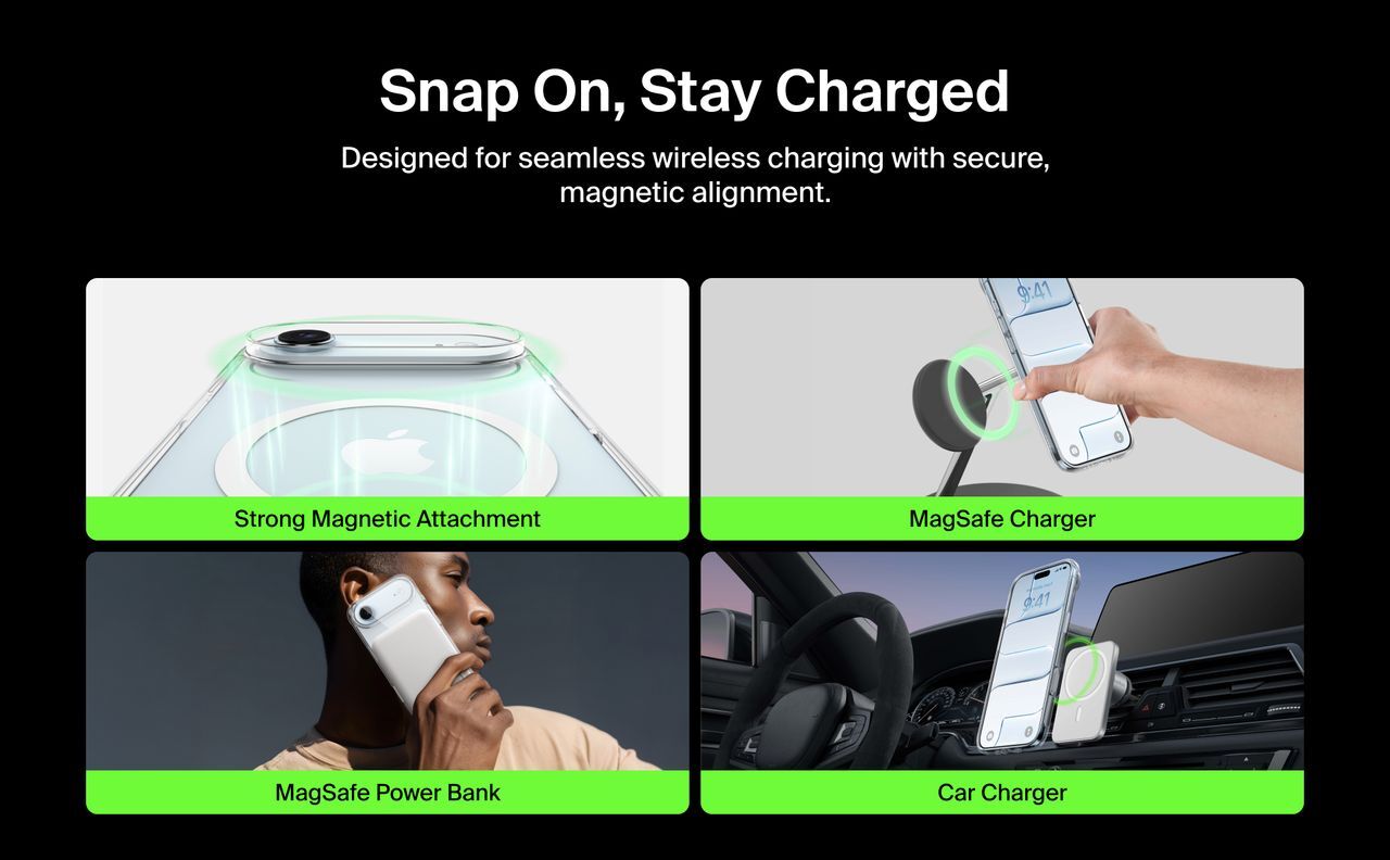 Чехол Belkin для Apple iPhone Air Magnetic Protective Clear (MSA033HQCL) фото