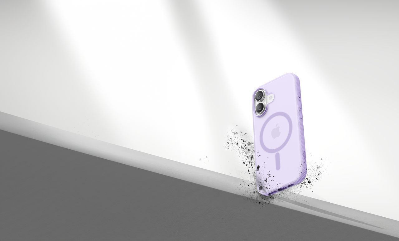 Чехол Belkin для Apple iPhone 17 Magnetic Protective Grip Lavender (MSA034HQLV) фото 