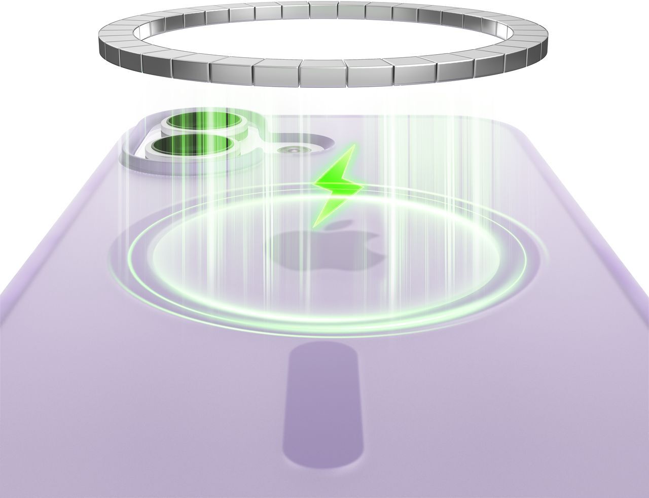 Чехол Belkin для Apple iPhone 17 Magnetic Protective Grip Lavender (MSA034HQLV) фото 