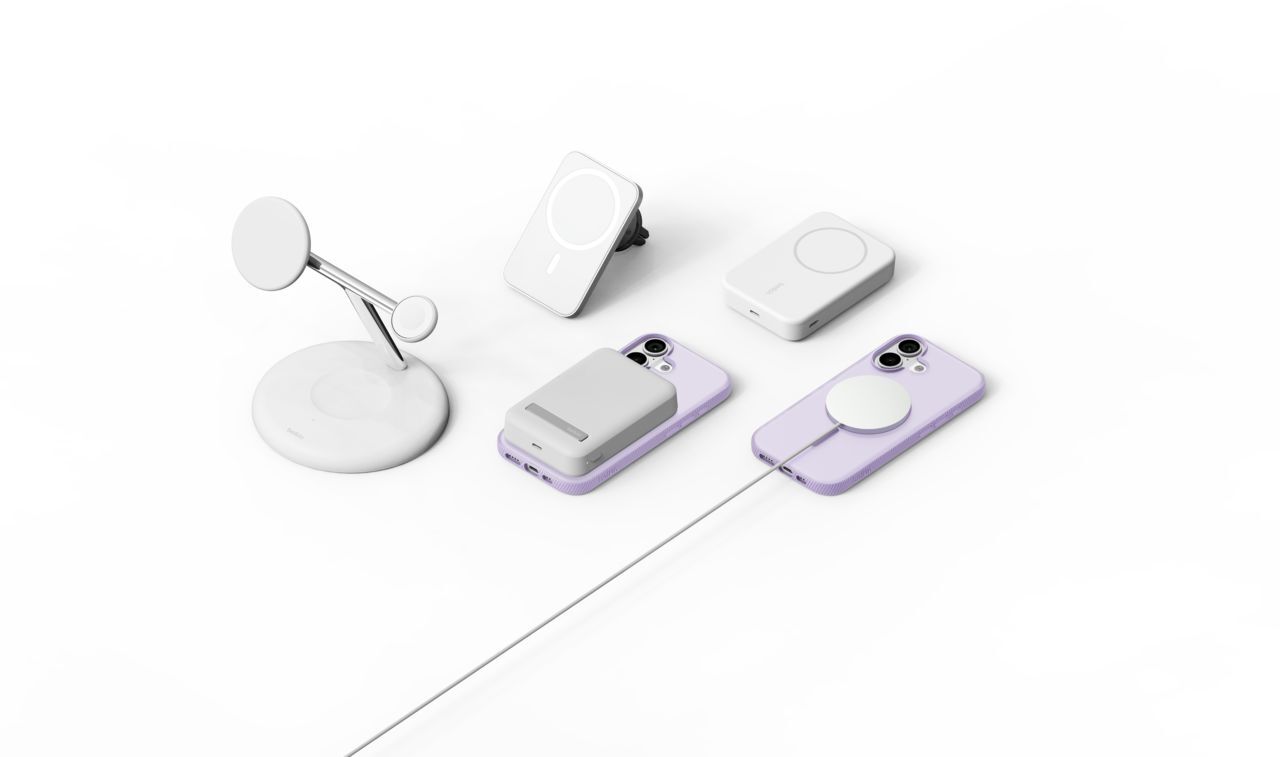 Чехол Belkin для Apple iPhone 17 Magnetic Protective Grip Lavender (MSA034HQLV) фото 