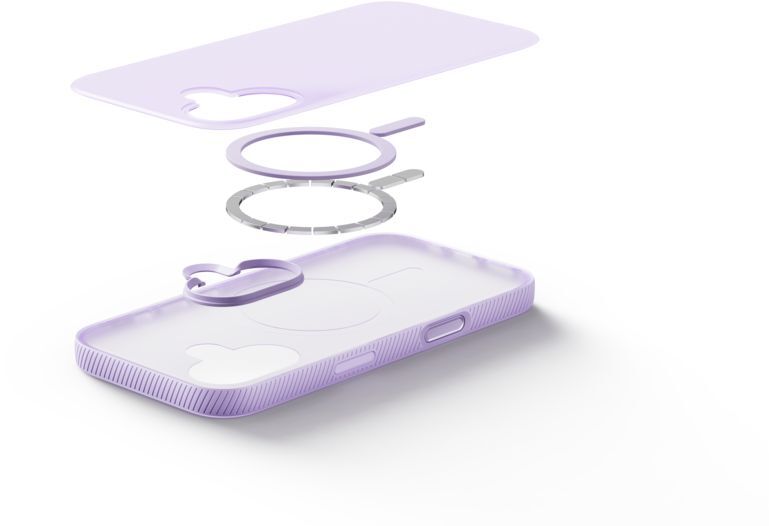 Чехол Belkin для Apple iPhone 17 Magnetic Protective Grip Lavender (MSA034HQLV) фото 