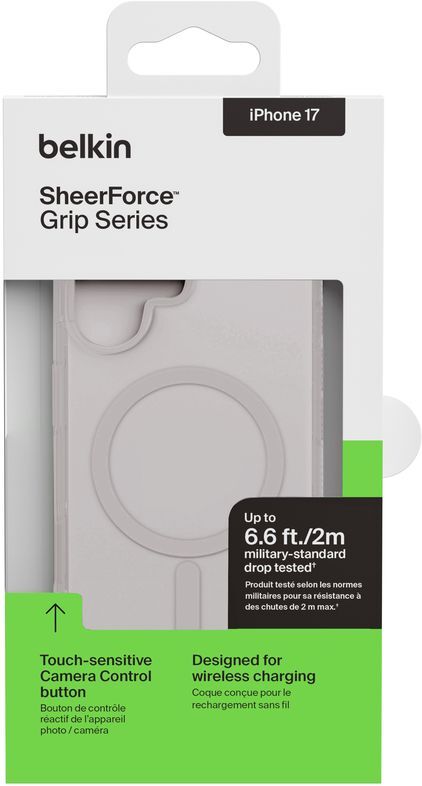 Чохол Belkin для Apple iPhone 17 Magnetic Protective Grip Sand (MSA034HQSA)фото12