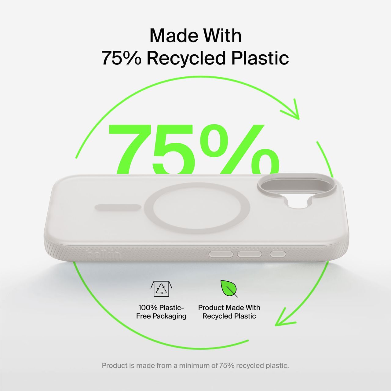 Чохол Belkin для Apple iPhone 17 Magnetic Protective Grip Sand (MSA034HQSA)фото18