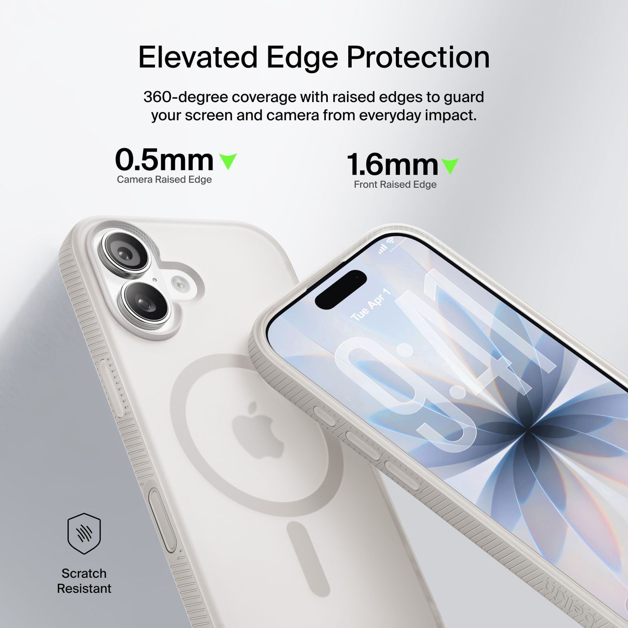 Чохол Belkin для Apple iPhone 17 Magnetic Protective Grip Sand (MSA034HQSA)фото17