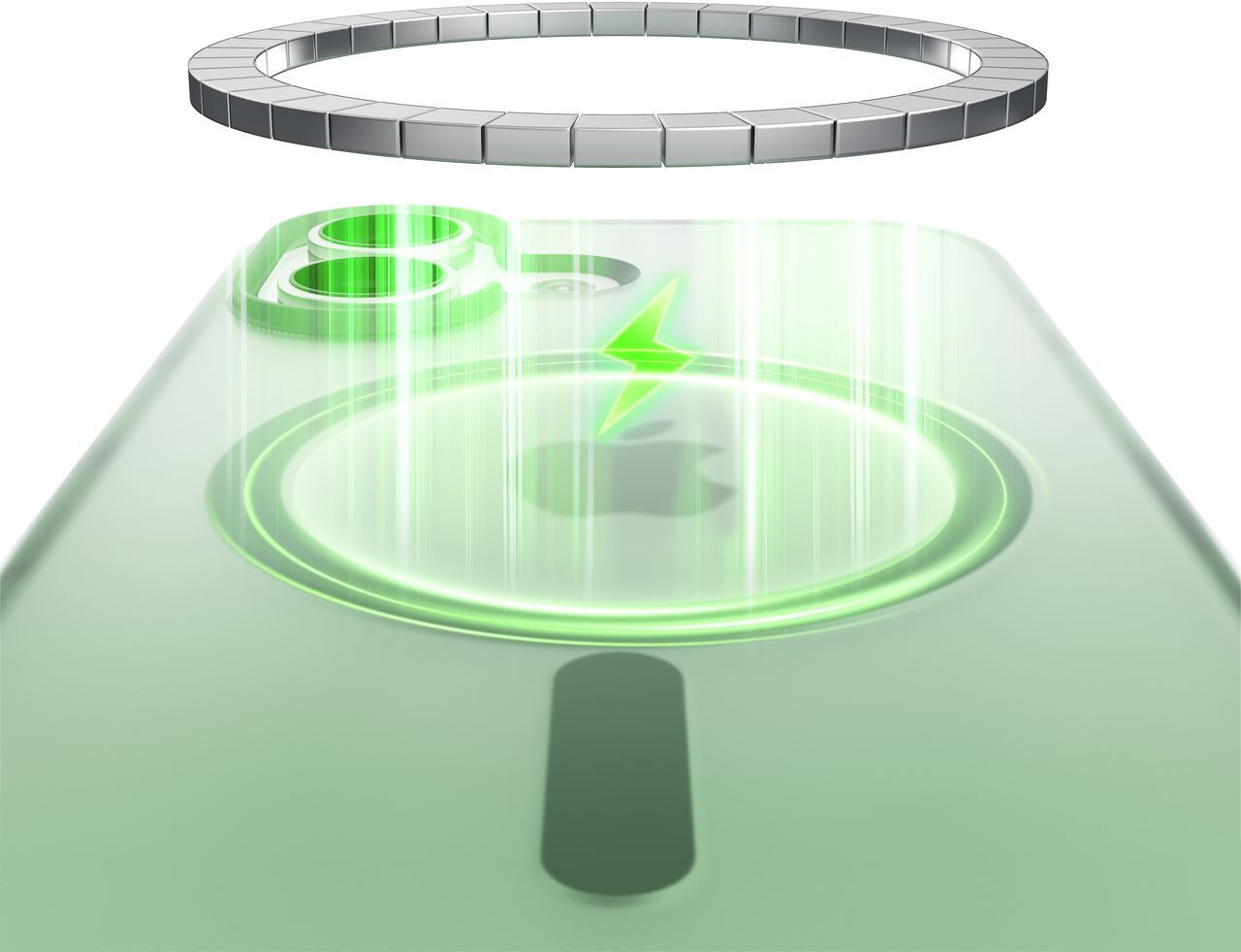 Чехол Belkin для Apple iPhone 17 Magnetic Protective Grip Pistachio Green (MSA034HQSE) фото 16