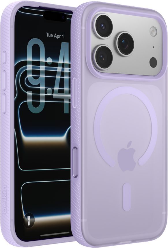 Чехол Belkin для Apple iPhone 17 Pro Magnetic Protective Grip Lavender (MSA035HQLV) фото 11