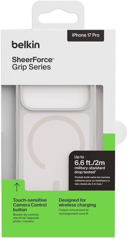 Чохол Belkin для Apple iPhone 17 Pro Magnetic Protective Grip Sand (MSA035HQSA)фото10