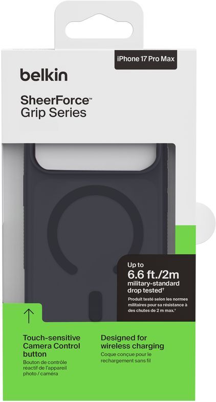 Чехол Belkin для Apple iPhone 17 Pro Max Magnetic Protective Grip Black (MSA036HQBK) фото 4