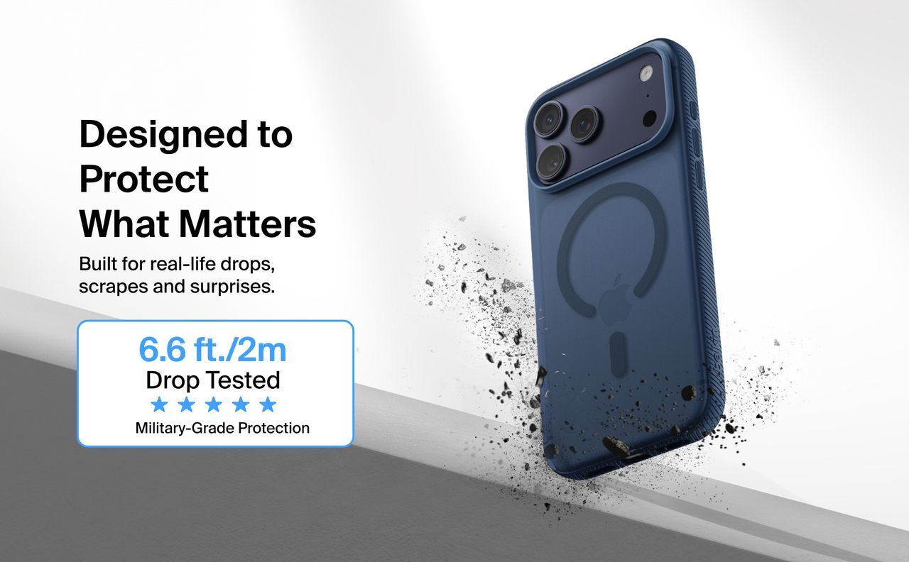 Чехол Belkin для Apple iPhone 17 Pro Max Magnetic Protective Grip Navy (MSA036HQNY) фото 5