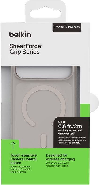 Чехол Belkin для Apple iPhone 17 Pro Max Magnetic Protective Grip Sand (MSA036HQSA) фото 7