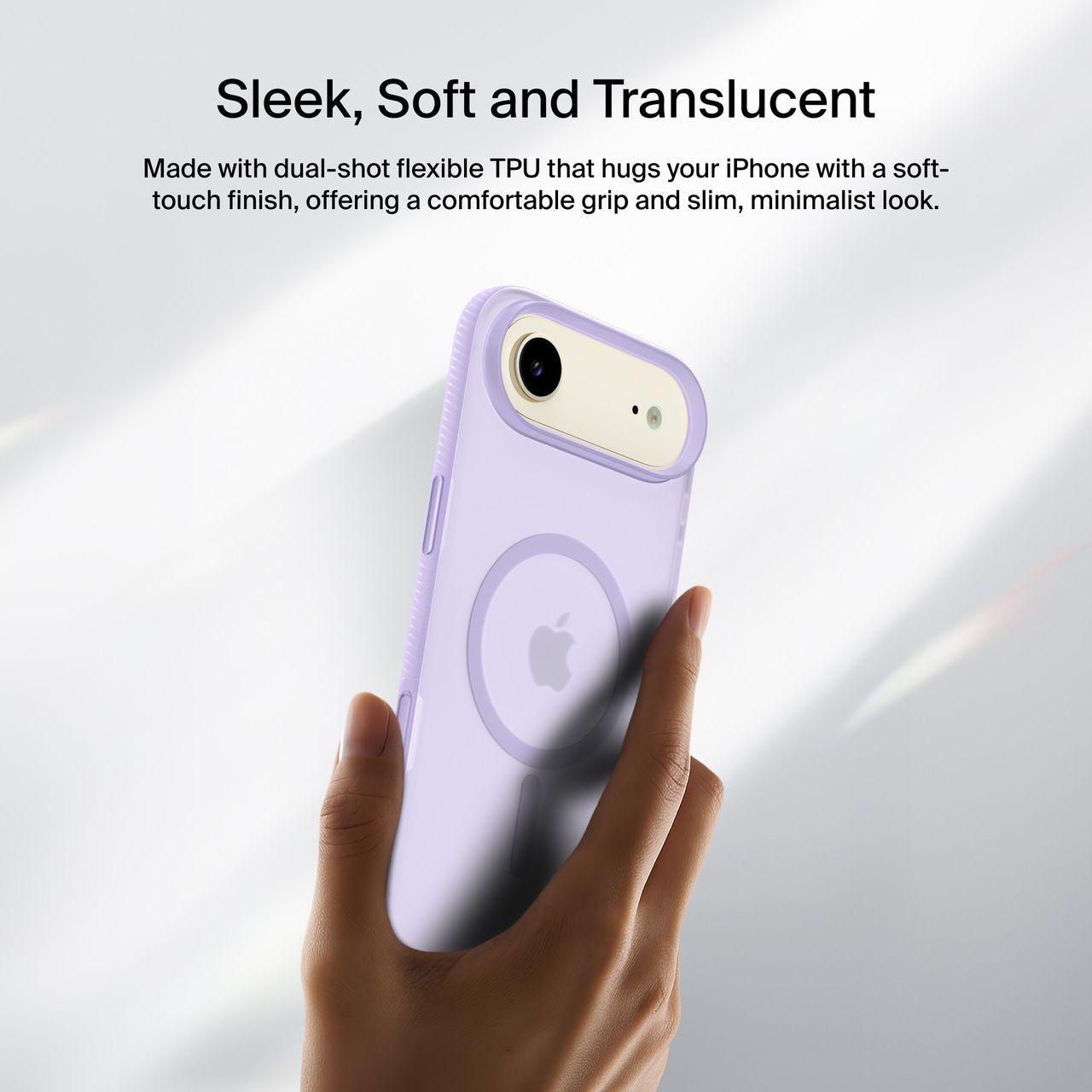 Чохол Belkin для Apple iPhone Air Magnetic Protective Grip Lavender (MSA037HQLV)фото4