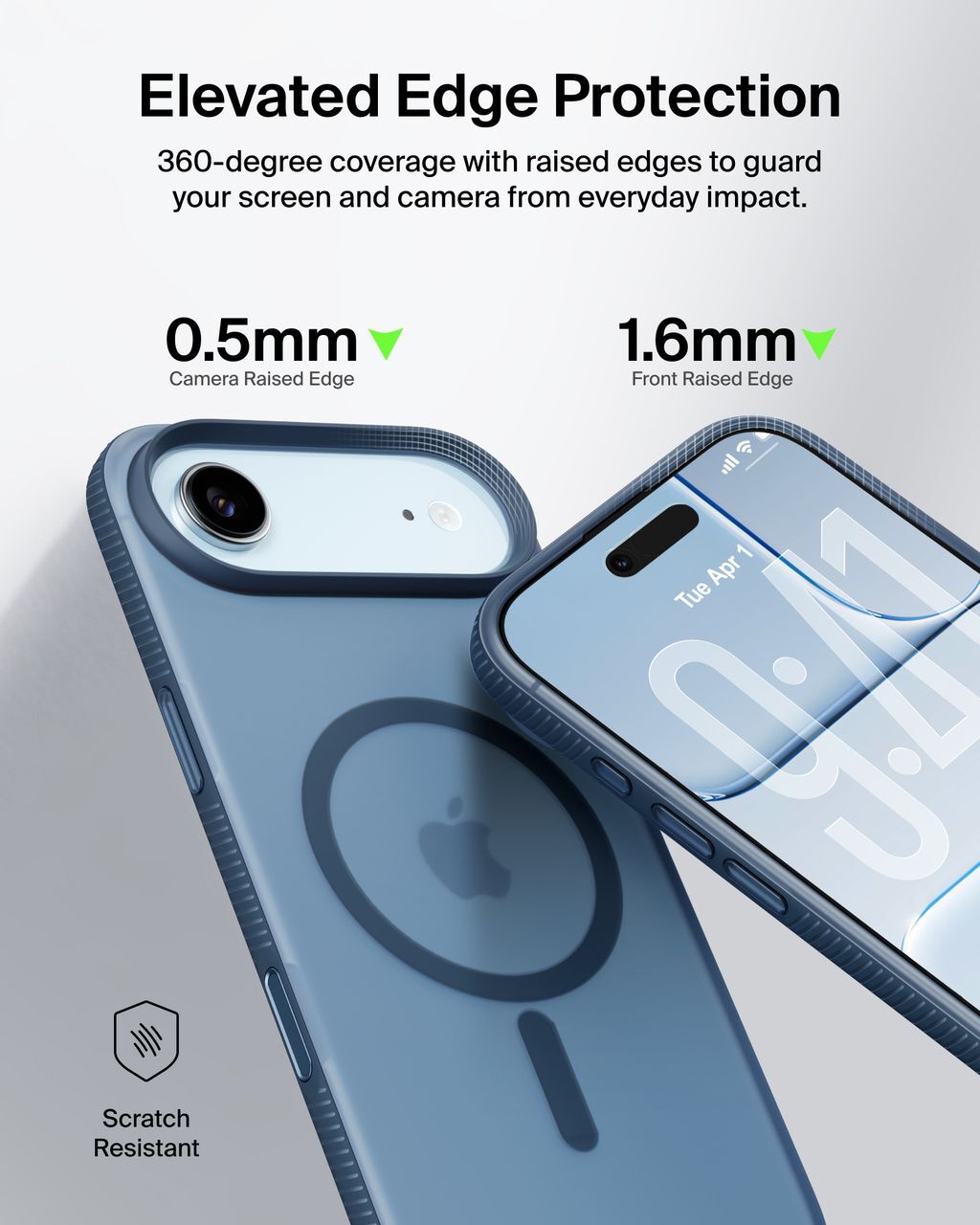 Чохол Belkin для Apple iPhone Air Magnetic Protective Grip Navy (MSA037HQNY)фото5