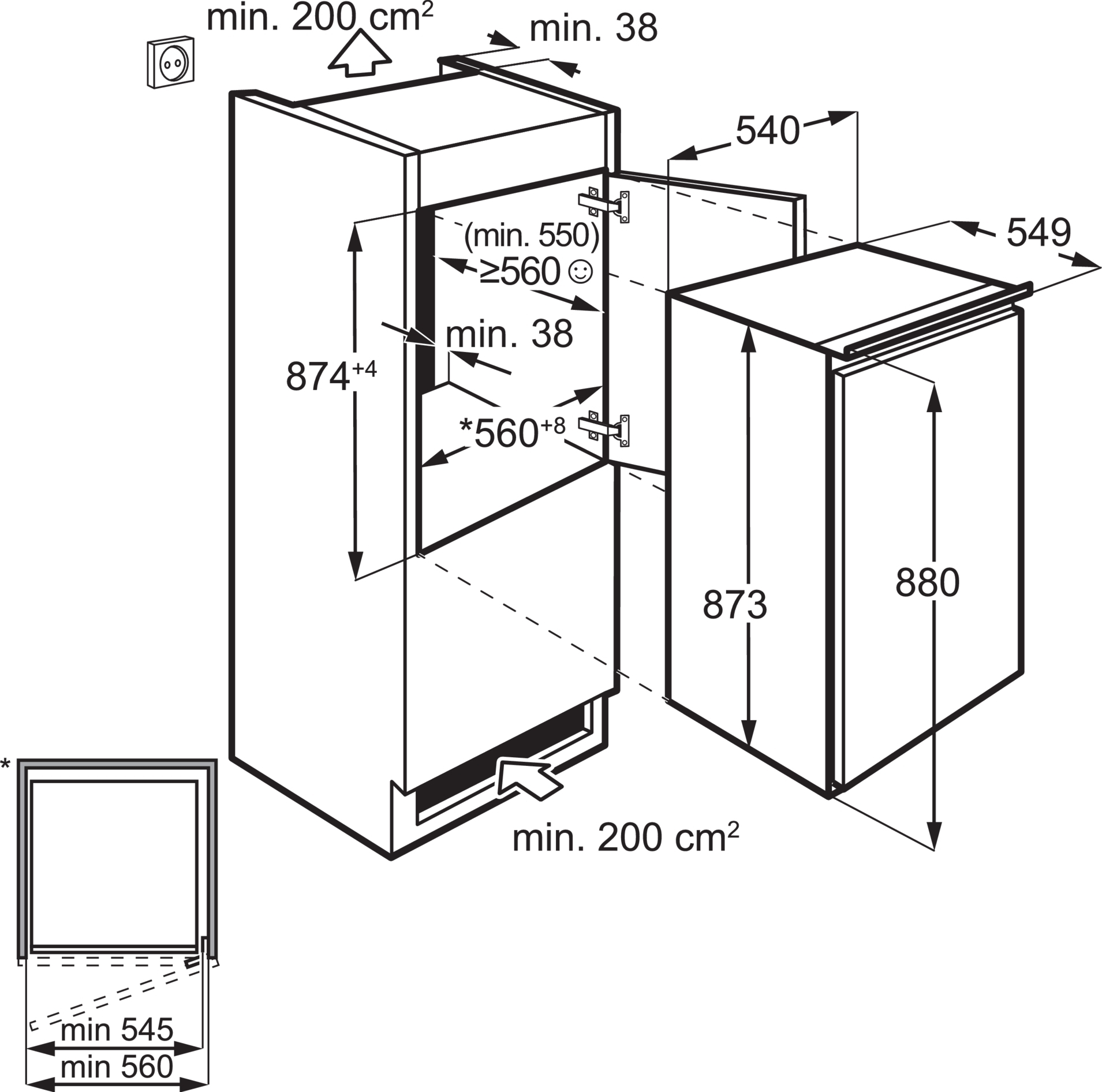 Холодильна камера Electrolux LRB2AE88Sфото2