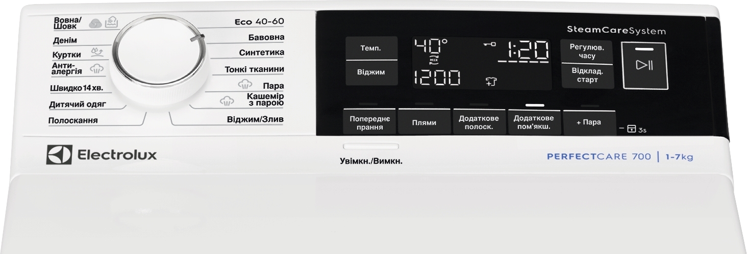 Вертикальная стиральная машина Electrolux EW7T3372U фото 2