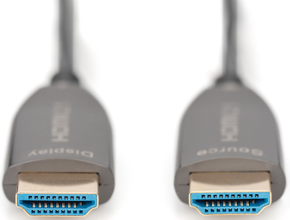 Кабель Digitus HDMI UHD 8K, AOC hybrid-fiber, type A M/M, 30м, Black (AK-330126-300-S) фото 2
