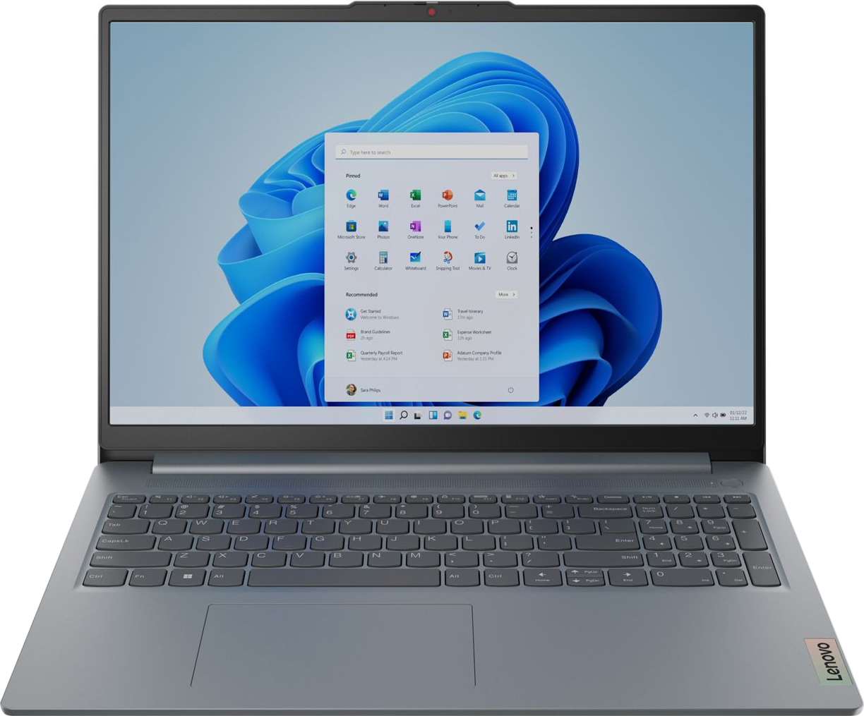 Ноутбук LENOVO IdeaPad Slim 3 16IAH8 Arctic Grey (83ES0048RA) фото 2