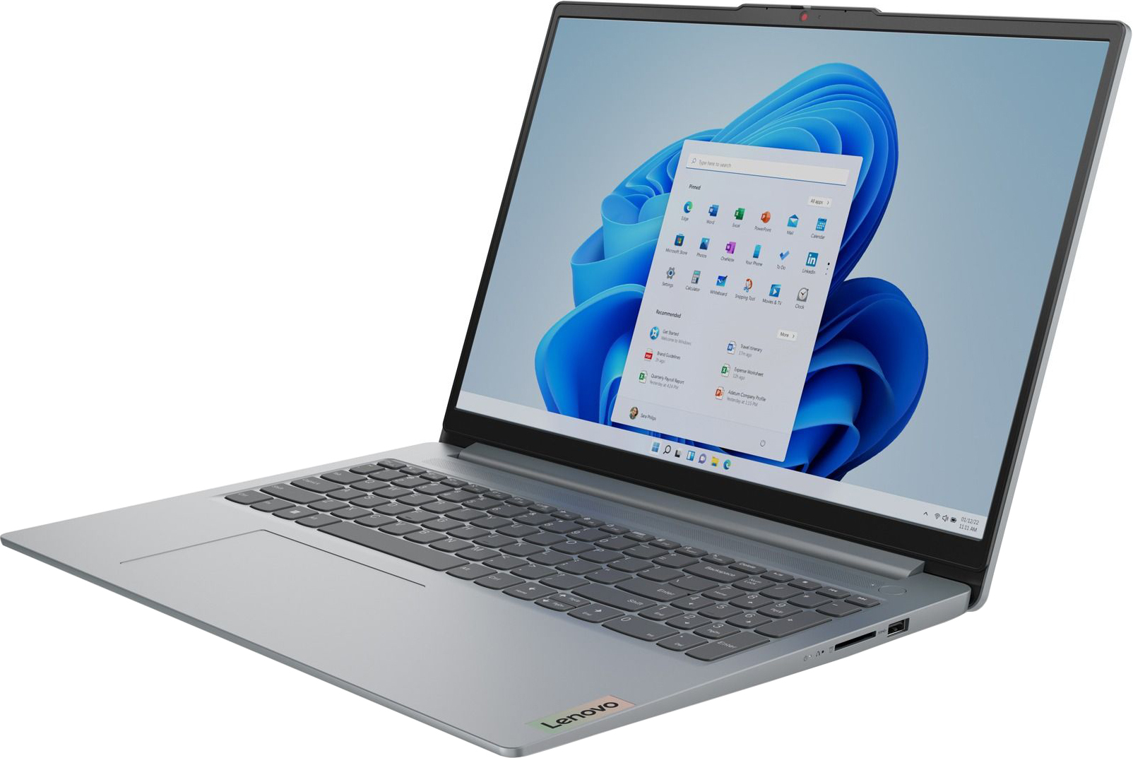 Ноутбук LENOVO IdeaPad Slim 3 16IAH8 Arctic Grey (83ES0048RA) фото 3