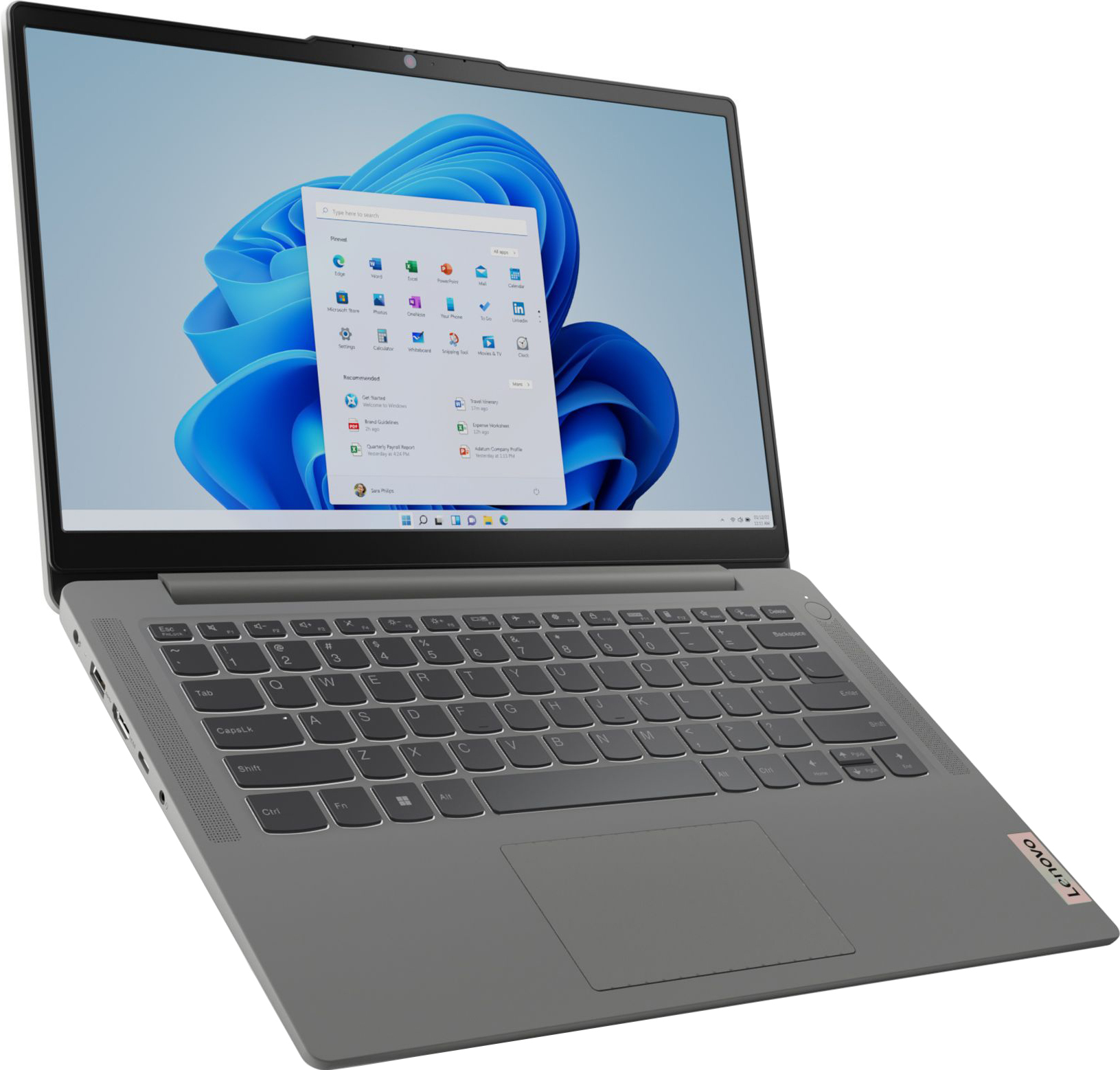 Ноутбук LENOVO IdeaPad Slim 3 14IAH8 Arctic Grey (83EQ007TRA) фото 10