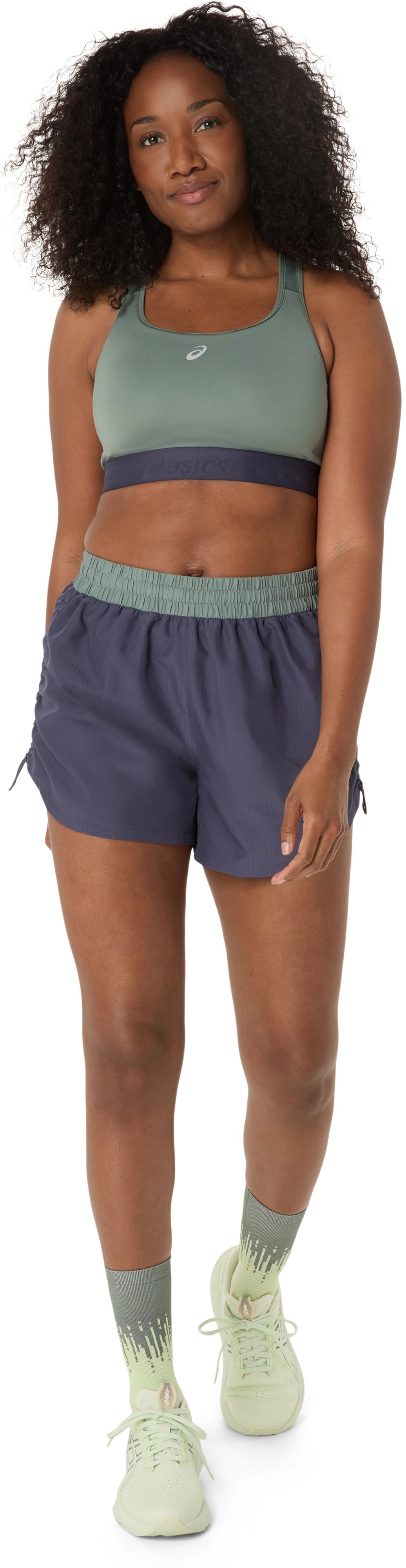 Топ женский Asics Road Compression Bra 2012C995-401 M (38) зеленый фото 7