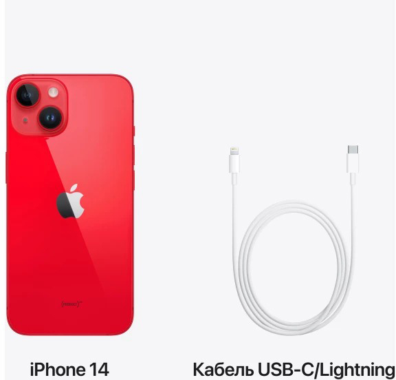 Смартфон Refurbished Apple iPhone 14 128Gb Red (Гарний стан, B)фото7