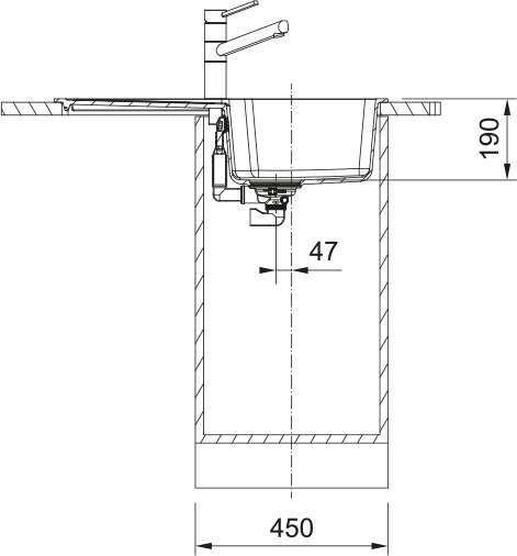 Мийка кухонна Franke City UCG 611-78 780х500х190мм, сірий (114.0701.829)фото3