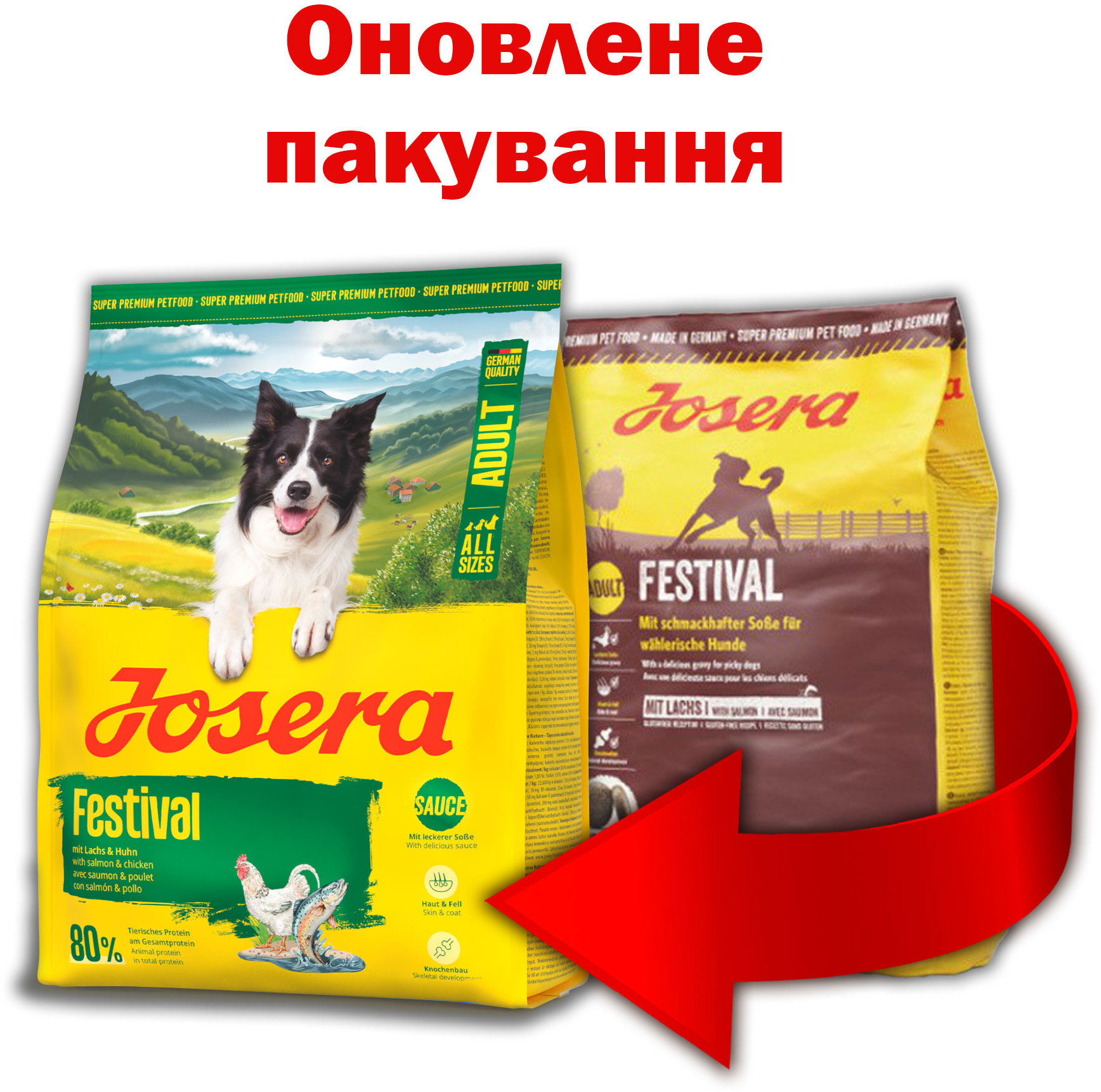 Сухой корм для собак Josera Adult Festival лосось и курица 900 г фото 4