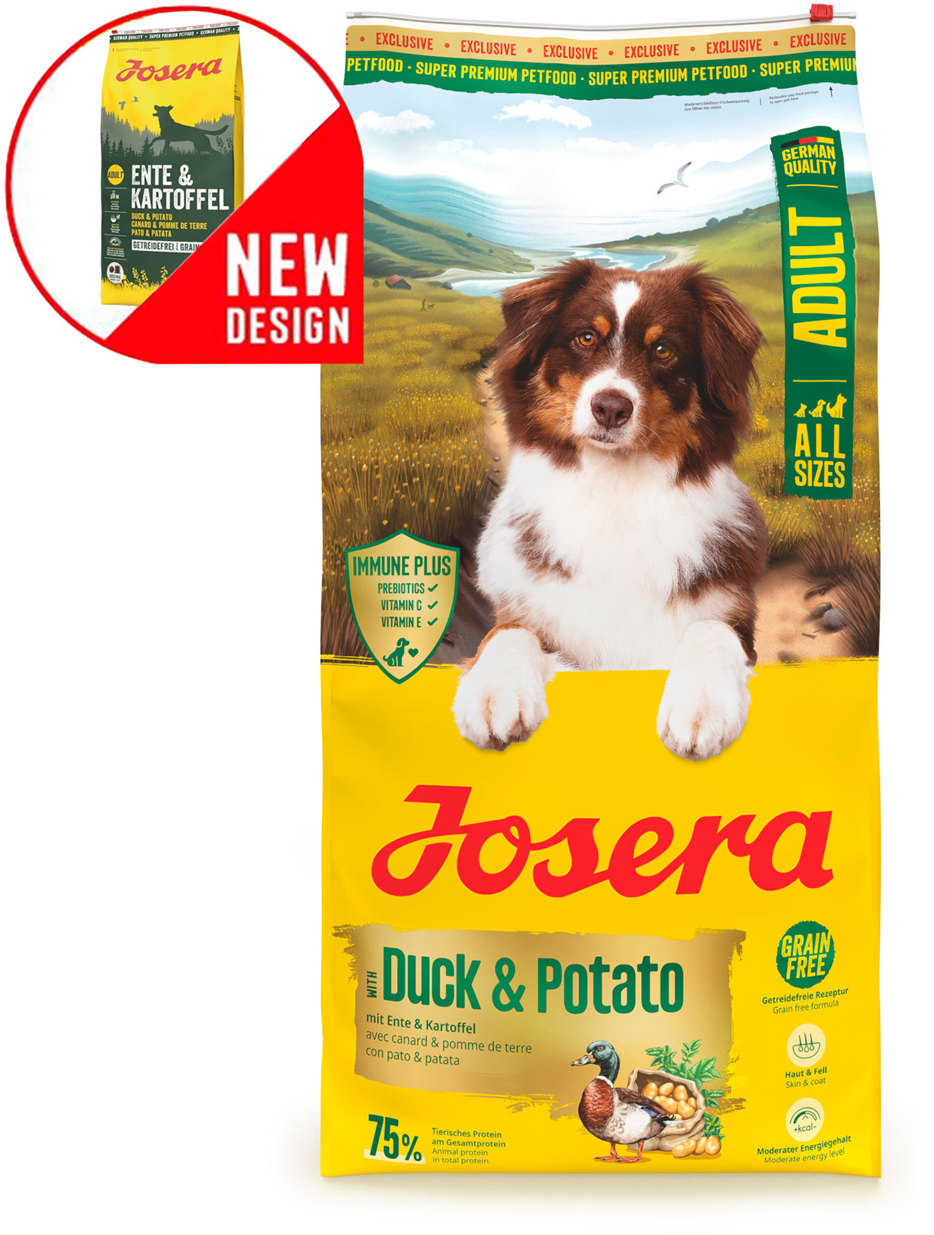 Сухой корм для собак Josera Adult утка и картофель 12,5 кг фото 4