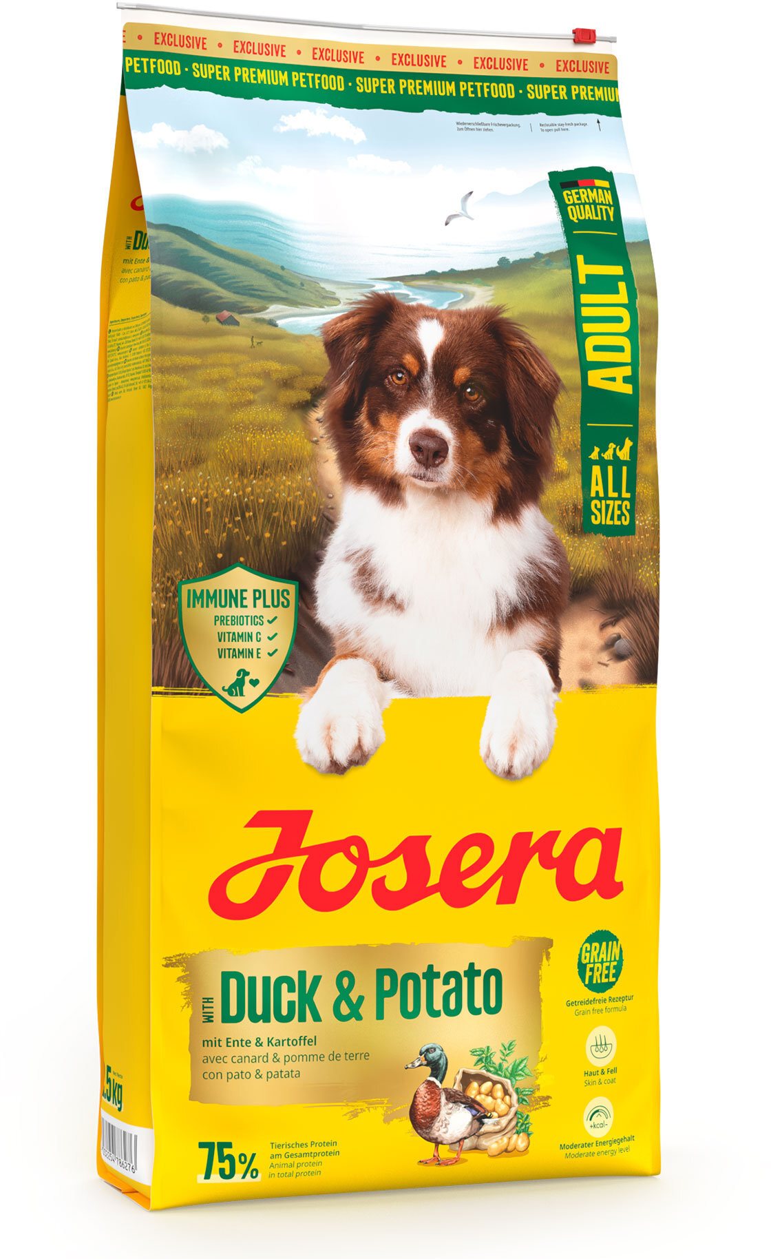 Сухой корм для собак Josera Adult утка и картофель 12,5 кг фото 3