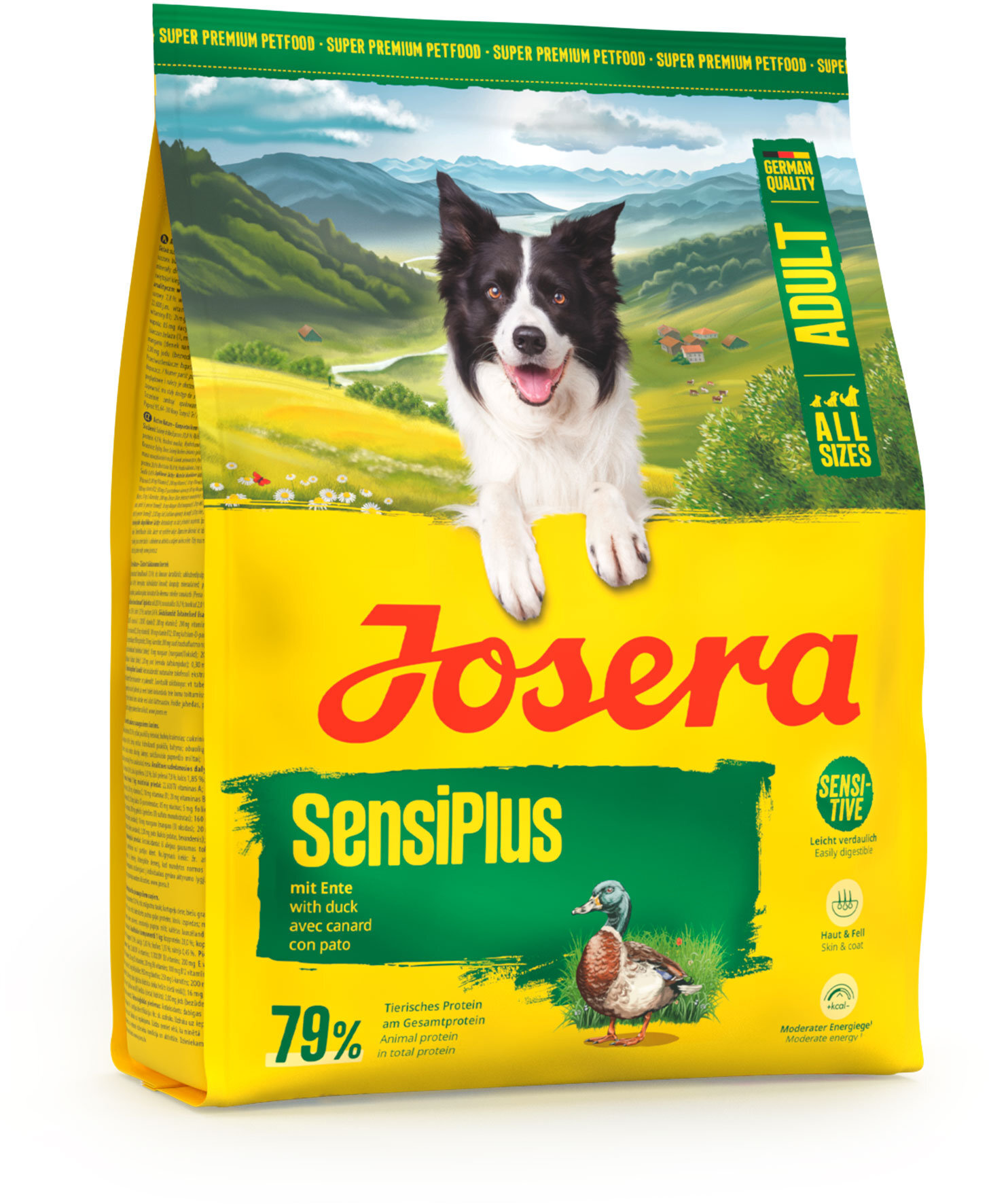 Сухой корм для собак Josera Adult SensiPlus утка и рис 900 г фото 3