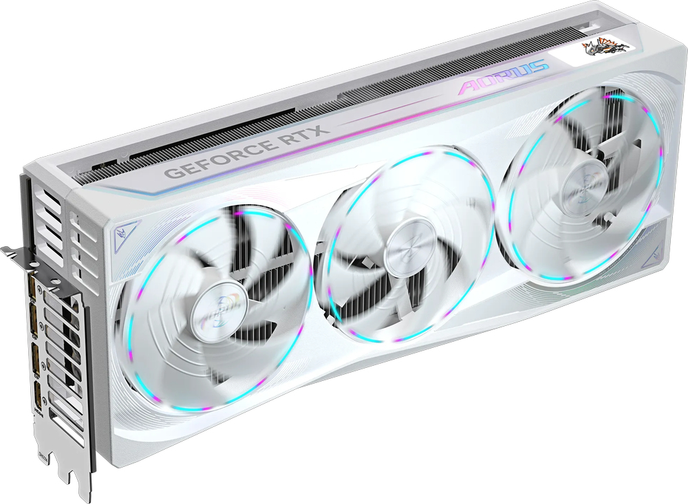 Видеокарта GIGABYTE Graphic Adapter GeForce RTX 5090 32GB GDDR7 AORUS STEALTH ICE (GV-N5090AORUSST_ICE-32GD) фото 3