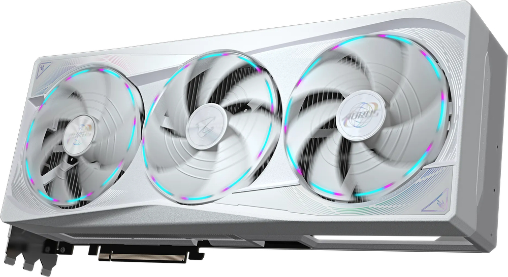 Видеокарта GIGABYTE Graphic Adapter GeForce RTX 5090 32GB GDDR7 AORUS STEALTH ICE (GV-N5090AORUSST_ICE-32GD) фото 6