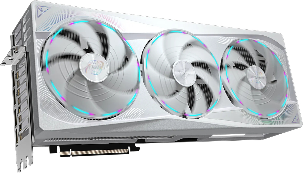 Видеокарта GIGABYTE Graphic Adapter GeForce RTX 5090 32GB GDDR7 AORUS STEALTH ICE (GV-N5090AORUSST_ICE-32GD) фото 4