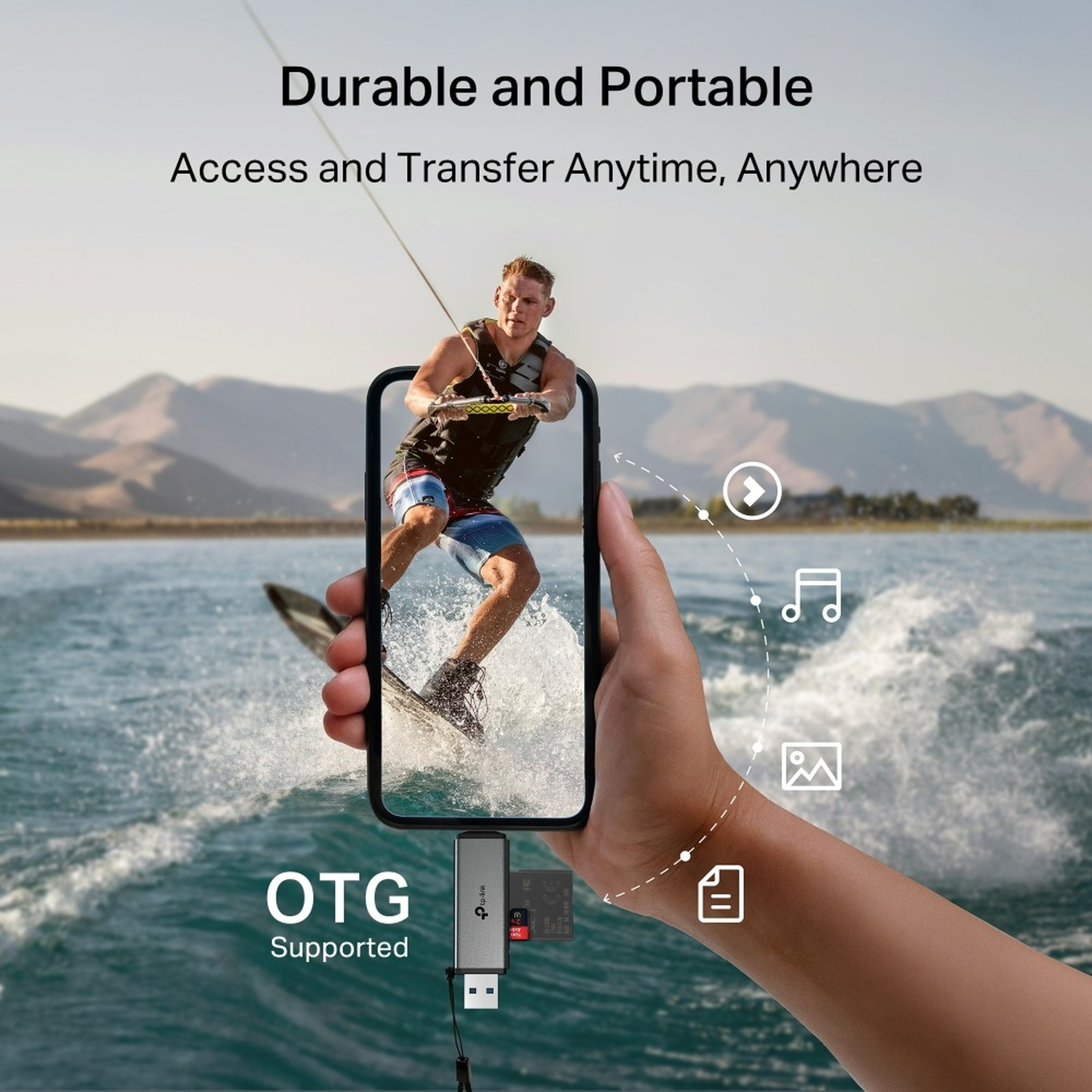 Кардридер TP-Link UA430D 1xSD, 1x-microSD, USB TypeC&A фото 7