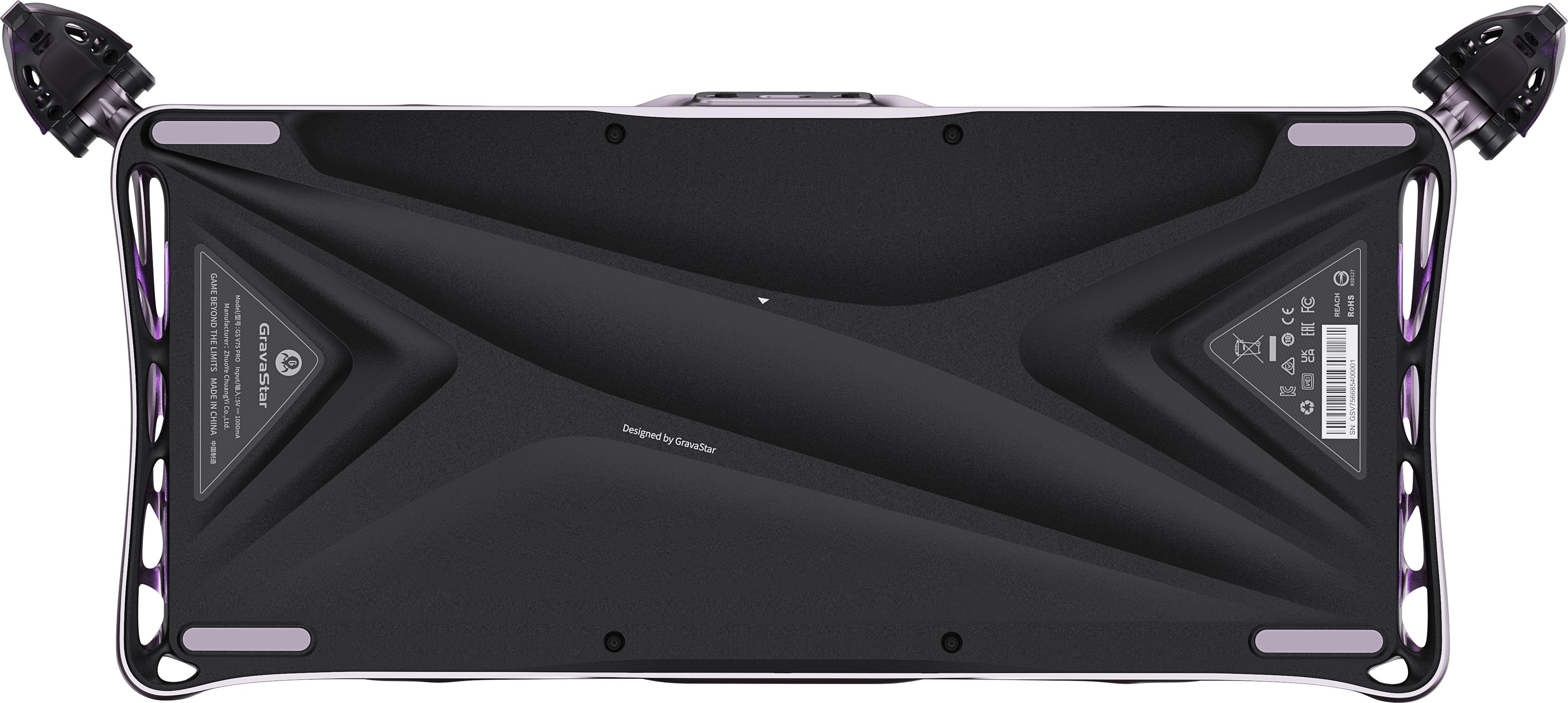 Клавіатура GravaStar Mercury V75 Pro Magnetic Jade Gaming, 8K, USB-A, RGB, Iron Purple (GS_V75_PRO_PL)фото