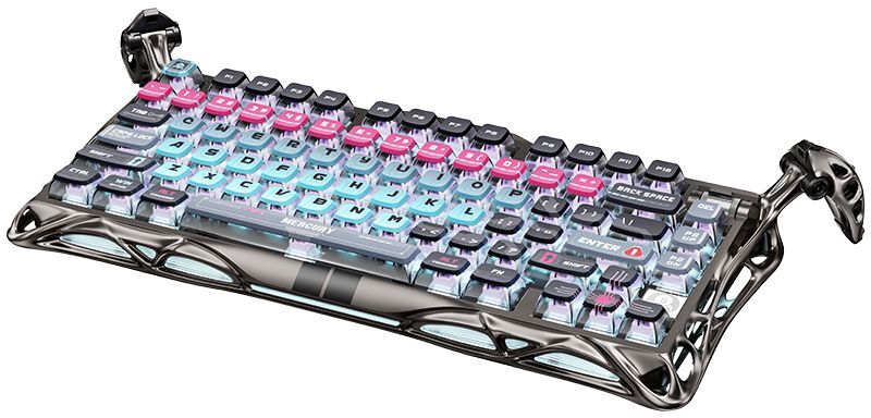 Клавиатура GravaStar Mercury V75 Pro Magnetic Jade Gaming, 8K, USB