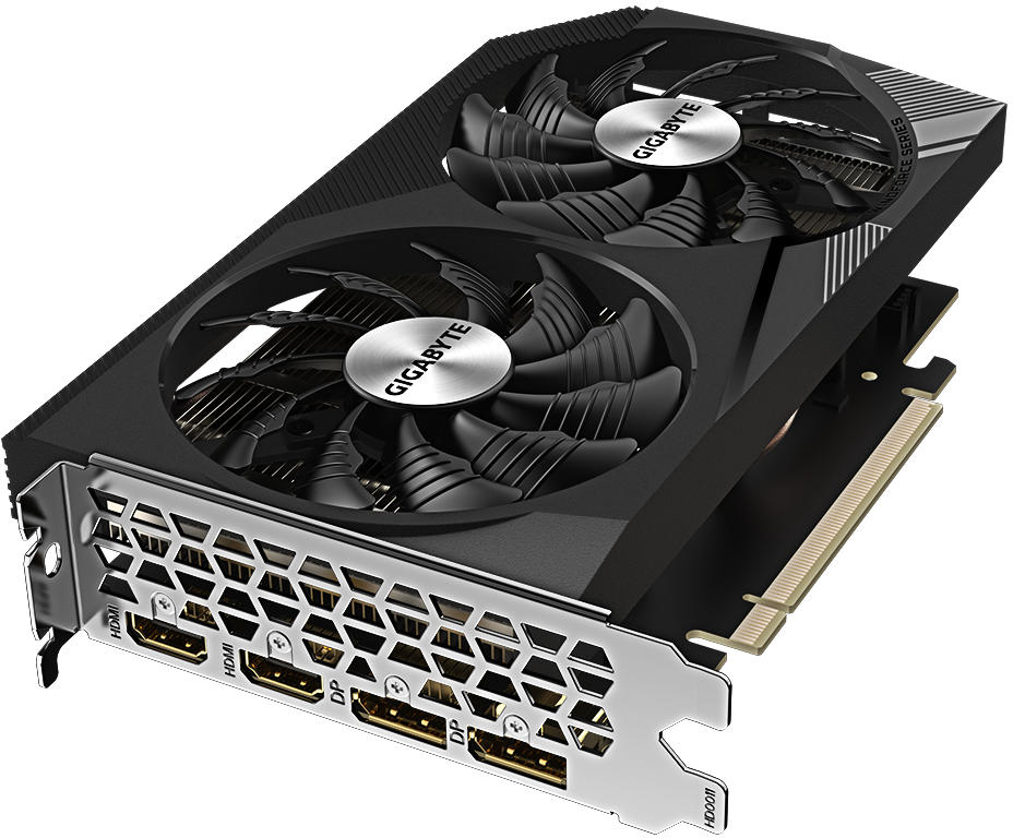 Видеокарта GIGABYTE GeForce RTX 3050 8GB GDDR6 WINDFORCE 2 (GV-N3050WF2V2-8GD) фото 4