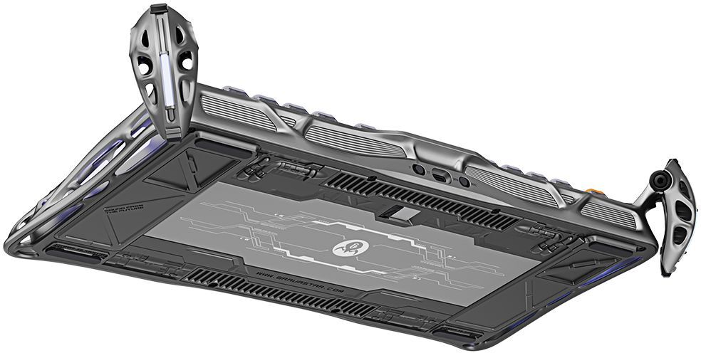 Клавіатура GravaStar Mercury K1 Pro GravaStar x Kailh Speedy Mint, EN, BT/WL/USB, Interstellar Silver (GS_K1_PRO_S_CGRY)фото6