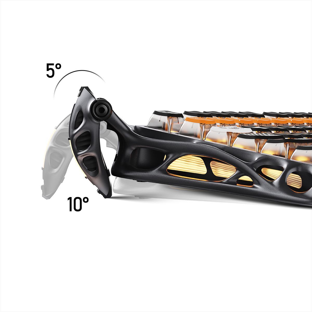 Клавіатура GravaStar Mercury K1 Pro GravaStar x Kailh Speedy Mint, EN, BT/WL/USB, CyberFlare (GS_K1_PRO_BO_BLK)фото