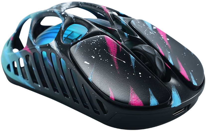 Игровая мышь GravaStar Mercury X Pro 8K, BT/WL/USB-A, Neon Graffiti (GS_X_PRO_CG_BLK) фото 3