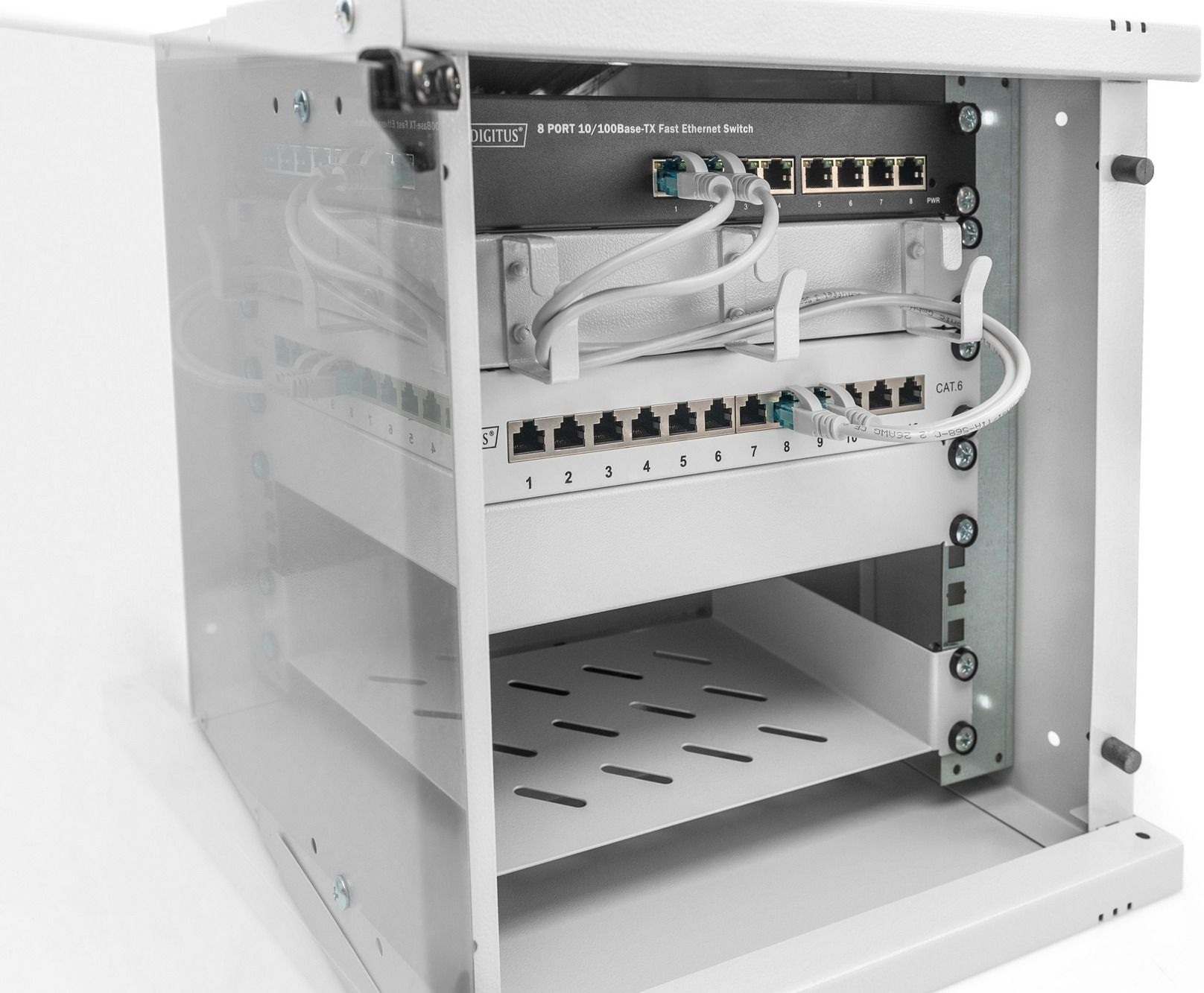 Шкаф DIGITUS 10" 6U SOHO PRO (DN-49100) фото 10